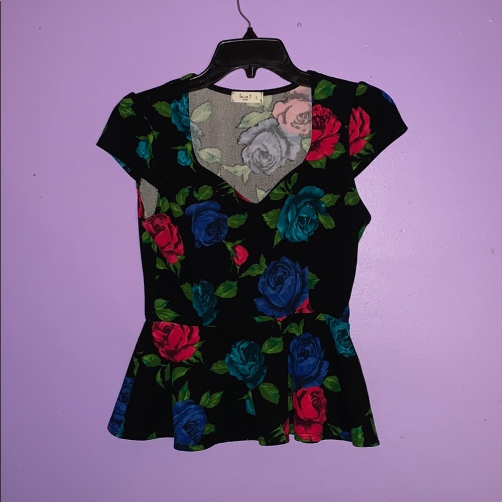 LOVE J RUFFLE SHIRT